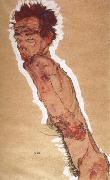 Naked Self-portrait, Egon Schiele